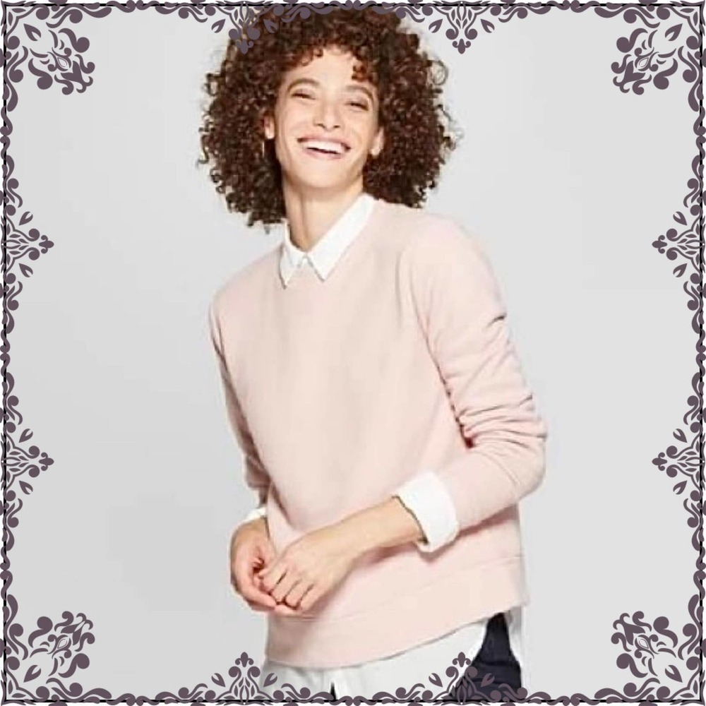 A New Day Women's XXL Dusty Rose Sweatshirt